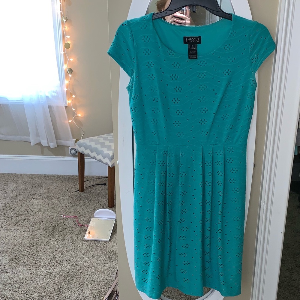 Teal Dress